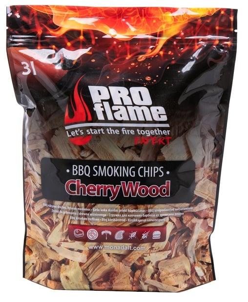 Medžio drožlės Pro Flame Expert Cherry Wood Chips 3313. 3 l