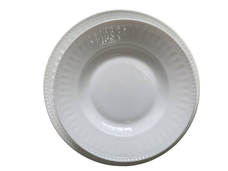 PLATE SOUP 20.3CM ROUND WHITE