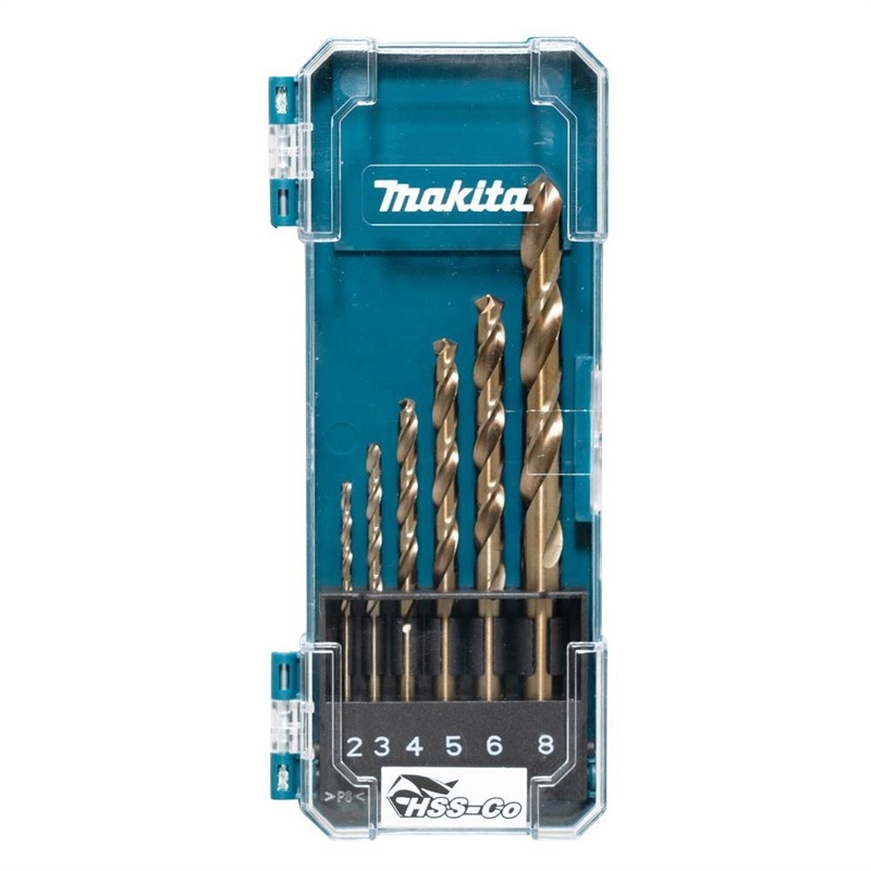 METAL DRILL BITS D-75758 HSS-CO 2-8MM 6P