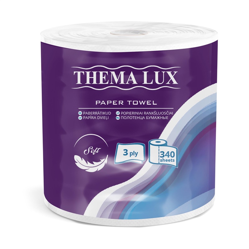 PAPER TOWEL THEMA LUX340 SHEETS 3PL