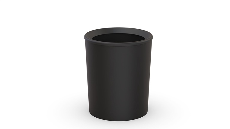 7L TRASH CAN BLACK