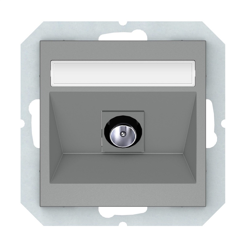 TV SOCKET GREY TVL01-02 QR1000