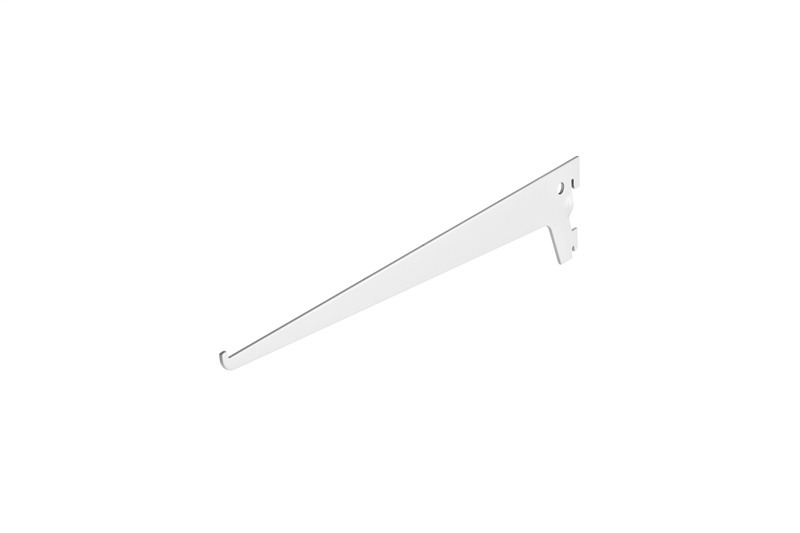 BRACKET SINGLE SLOT 350 MM WHITE