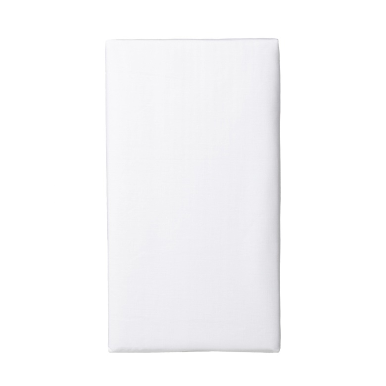 FLAT SHEET COTTON 140X220 CM WHITE