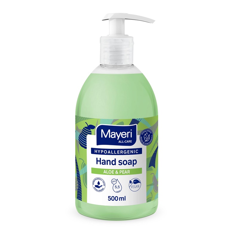 Šķidrās ziepes Mayeri aloe/pear. 500 ml