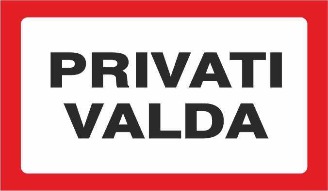 STICKER PRIVATE OWNERSHIP 170X100MM