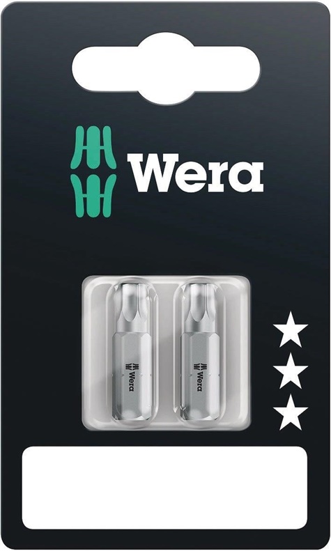 SCREWDRIVER BITS WERA 2 PCS T30X25MM.