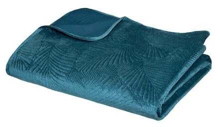 BEDSPREAD VELVET BLUE 181058Q 240X260 CM