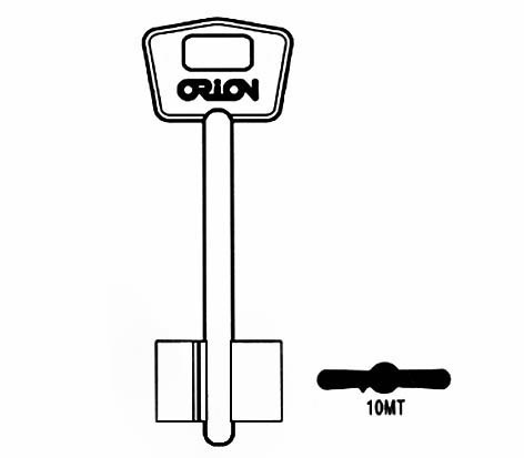 Raktų ruošinys JMA Mottura 10MT/MT-15 G. 1 vnt.