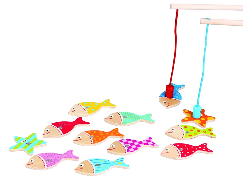 WOODEN GAME MAGNETIC FISHING