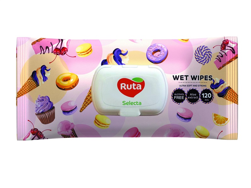 WET WIPES RUTA SELECTA 120PCS