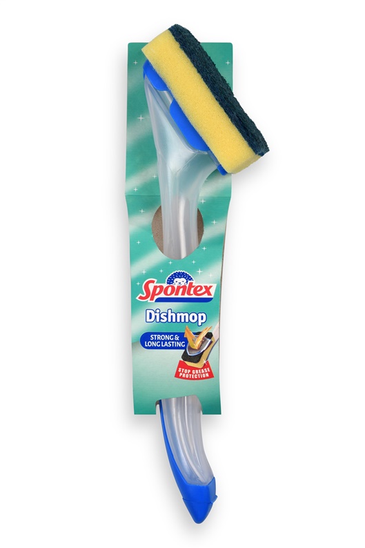 Kempinė su rankena indams plauti Spontex Dishmop. 1 vnt