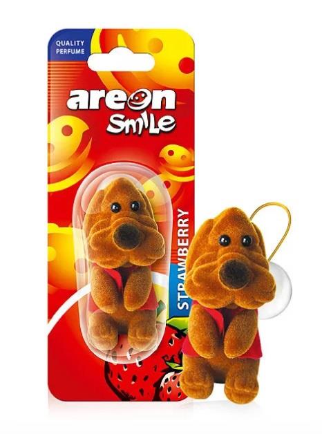 AREON SMILE TOY STRAWBERRY/ BROWN DOG