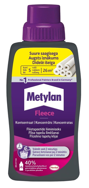 WALLPAPER GLUE METYLAN FLEECE CONCE 500G