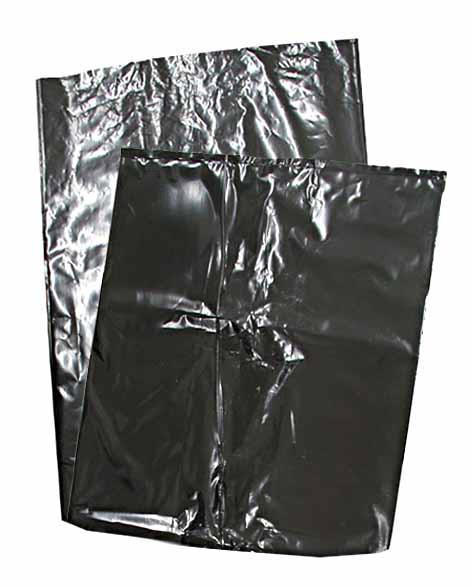 POLYETHYLENE BAG 120X36CM BLACK 100MC