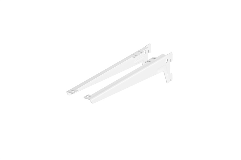 BRACKET ANGLE 1 PAIR 230 MM WHITE