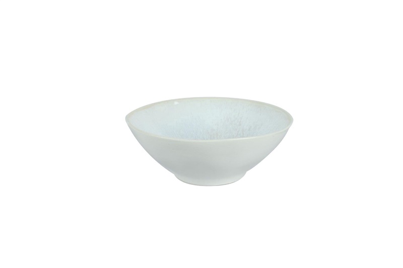 BOWL EMBOS OUTS GLAZE INSIDE WHITE 270ML