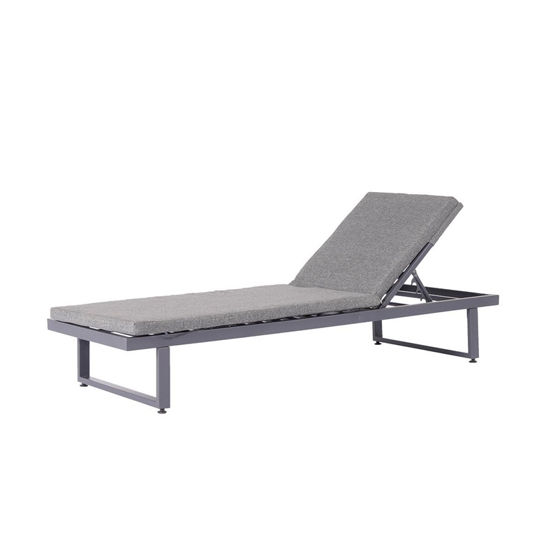 SUN LOUNGER DOMOLETTI GREY 195X63X26