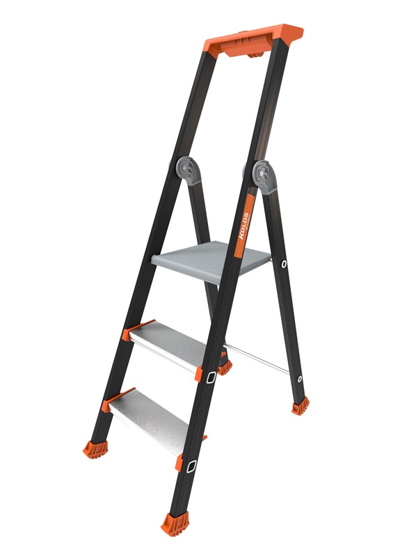 ALUMINUM LADDER KOLOS - 3 STEPS