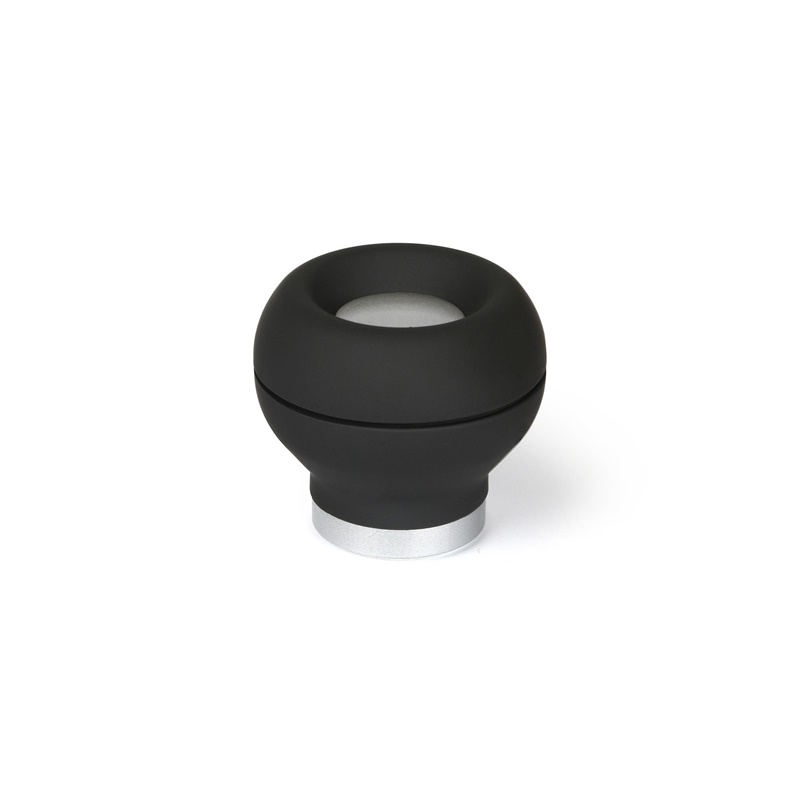 DOOR STOPPER. BLACK. ALU.