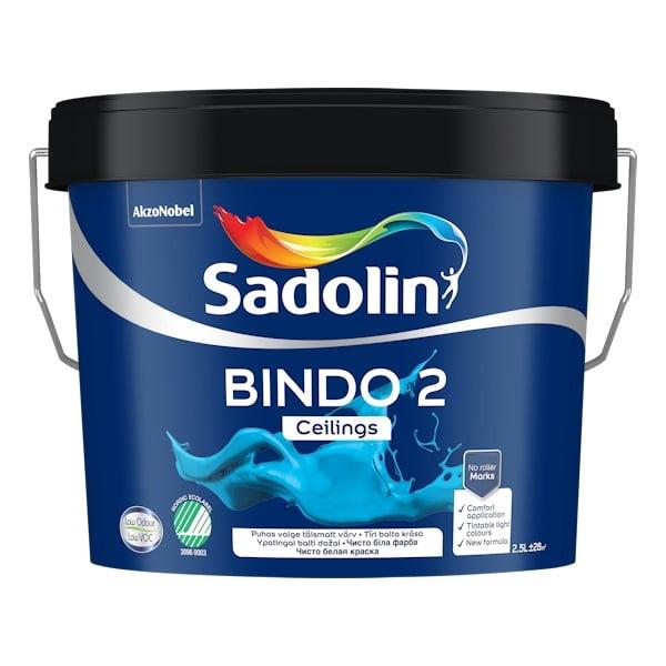 Dažai Sadolin Bindo 2 BW. balta. 2.5 l