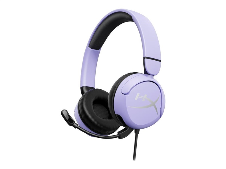 Laidinės žaidimų ausinės HyperX Cloud mini. violetinės