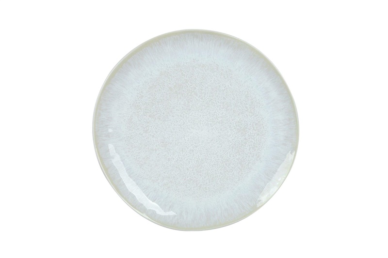 PLATE EMBOS OUT GLAZE INS WHITE 27CM