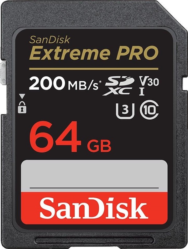 KORTELĖ ATMINTIES SDXC PRO SANDISK 64 GB