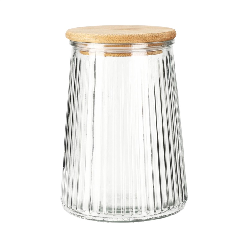 JAR STORAGE GLASS 1L