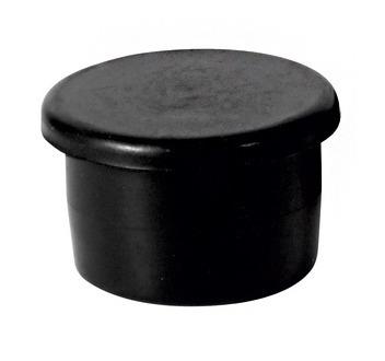 RUBBER ENDCAP D50 MM BLACK