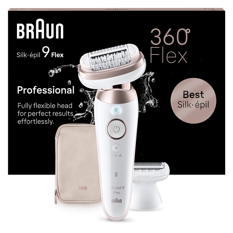 Epilators Braun Silk•épil 9 Flex SES9-030 3D. balta