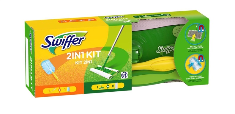 Grīdas mazgāšanas komplekts Swiffer. plastmasa/poliesters