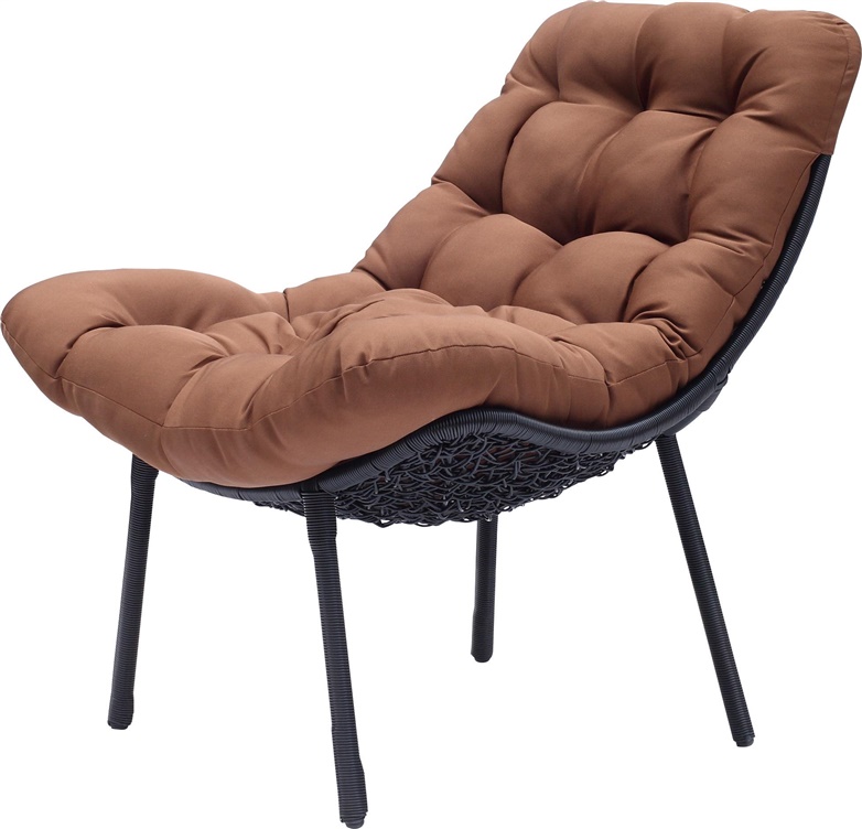 OUTDOOR CHAIR DARK BROWN