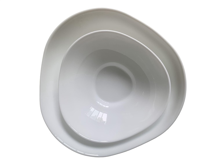 BOWL HEART 15.2CM WHITE