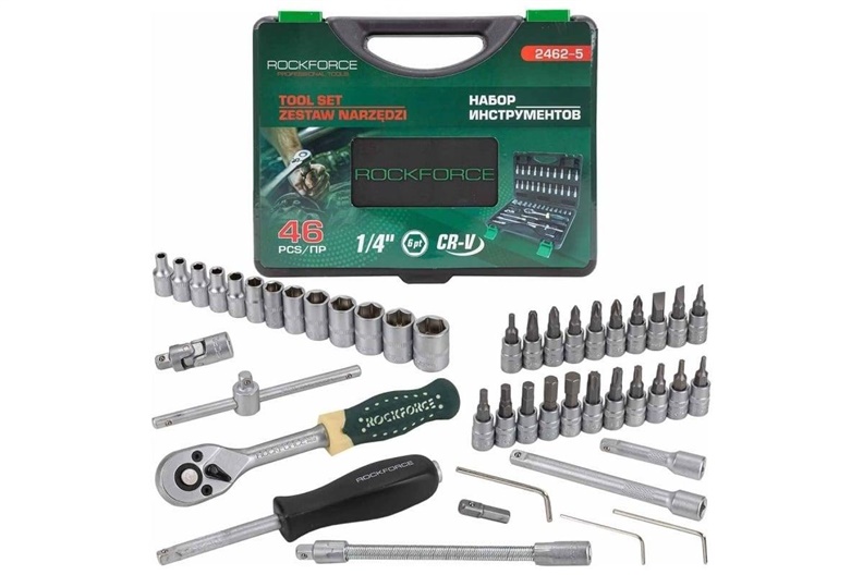 SOCKET SET ROCKFORCE 46PCS