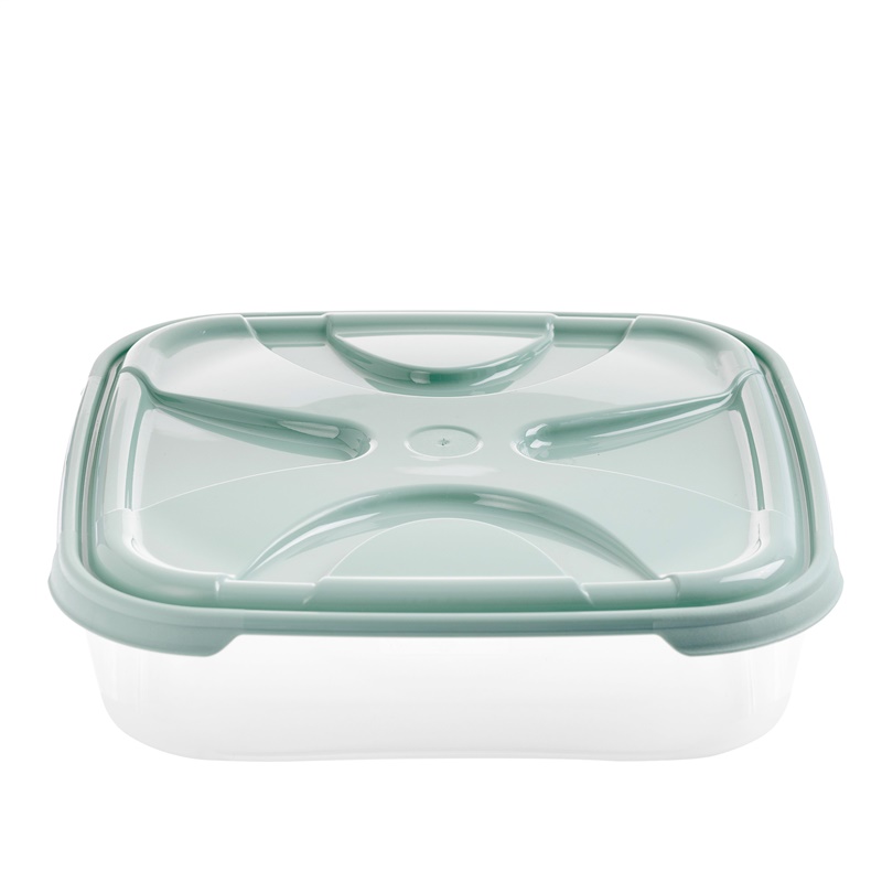 FOOD CONTAINER SQUARE NORDIC GREEN. 5.1L