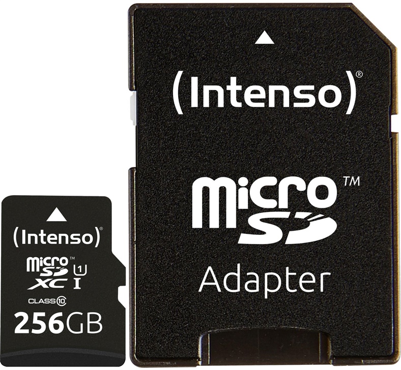 KORTELĖ ATMINTIES INTENSO MICRO SDXC 256 GB