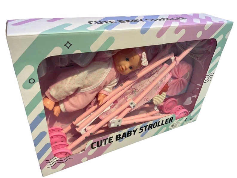 CUTE BABY STROLLER SET 54X10.5X36