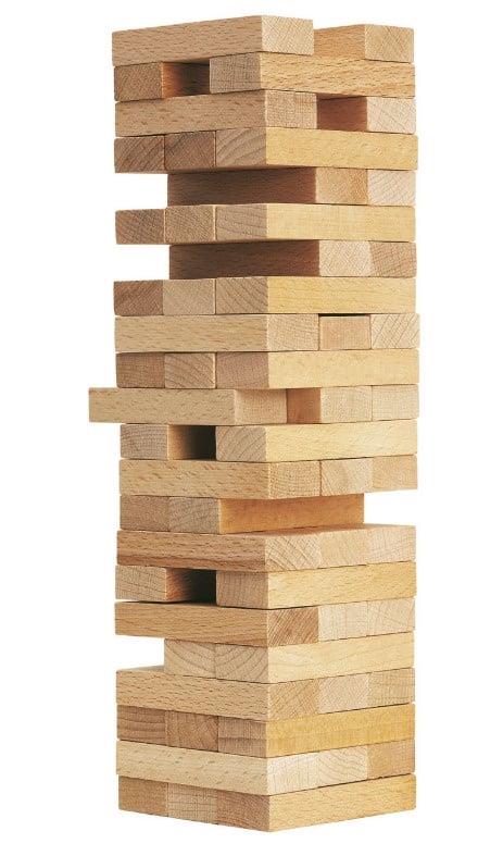 GAME WOODEN TUMBLING TOWER 100002466