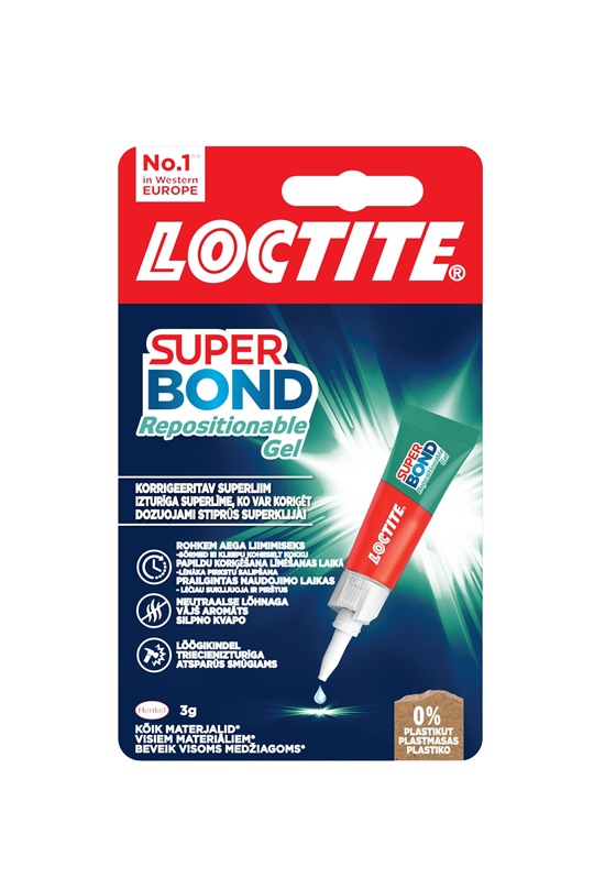 Līme kontakti Loctite Super Bond Pure Gel 3 g