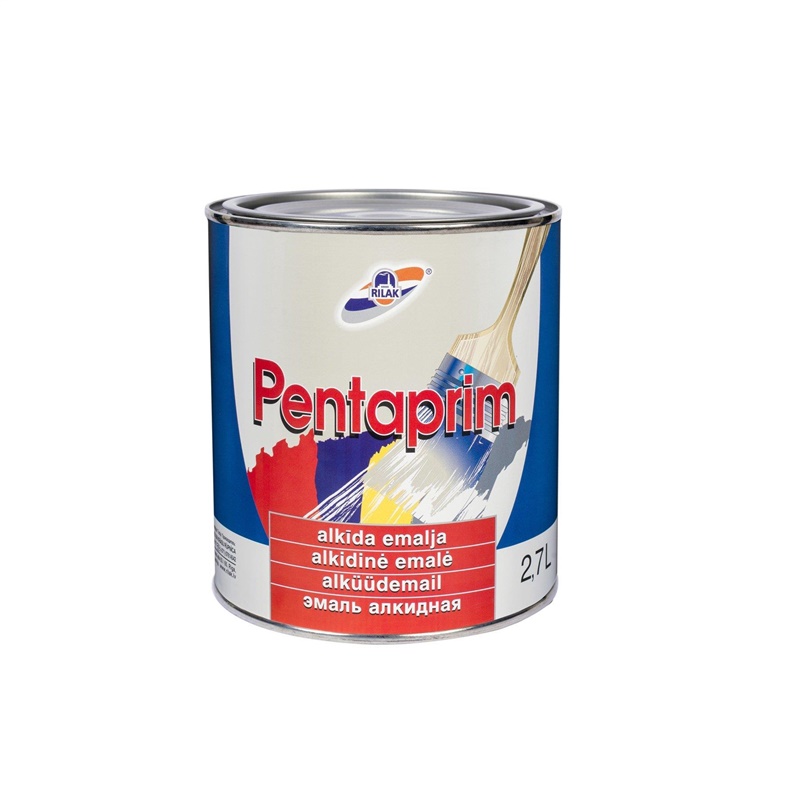 ALKYD ENAMEL PAINT PENTAPRIM 2.7L VALGE