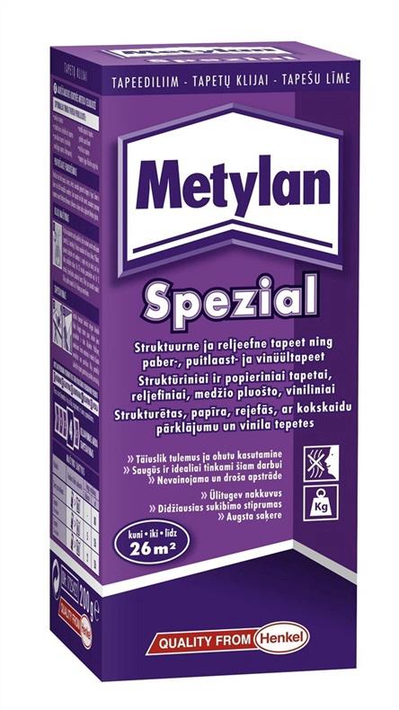 Tapetų klijai Metylan Spezial. 200 g