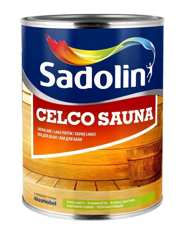 Pirčių lakas Sadolin Celco Sauna. 1 l