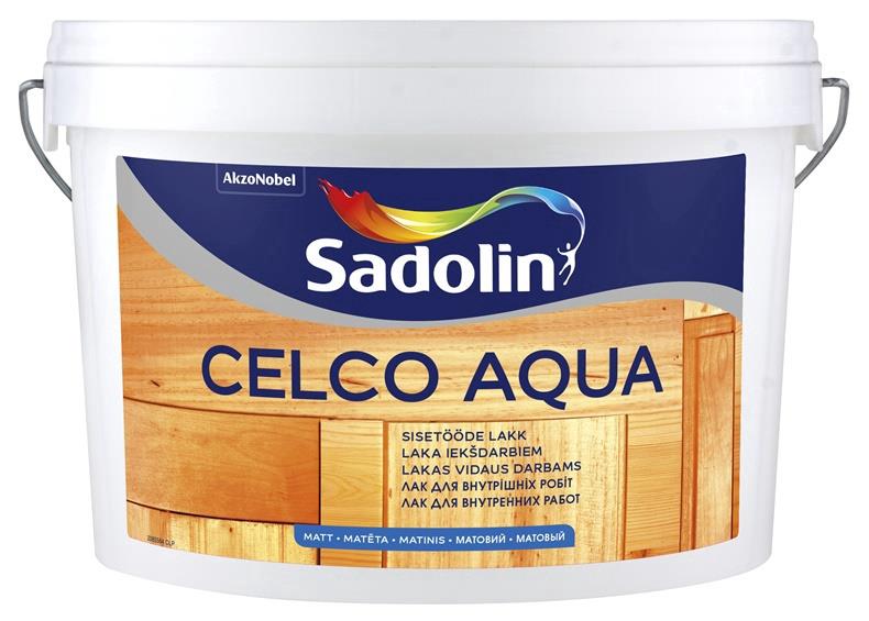 Lakas Sadolin Celco Aqua 10. matinis. 2.5 l