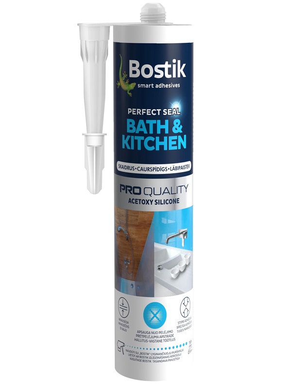 Hermētiķis bathroom&kitchen Bostik 280ml clear