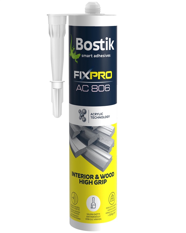 BOSTIK IN&WO HIGH GRIP 280 WIT    249 12