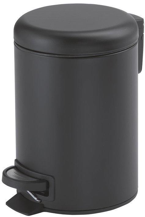 PEDAL BIN 5L POTTY BLACK