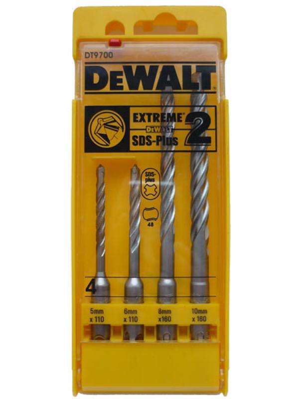 Mūro grąžtų rinkinys DeWalt SDS+ EXTREME.  4 vnt