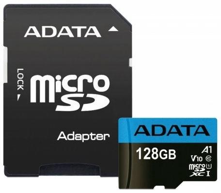 CARD MICROSDHC 128GB C10 PREM ADATA