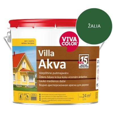 Dažai fasadui Villa Akva 335x 2.7l. žali